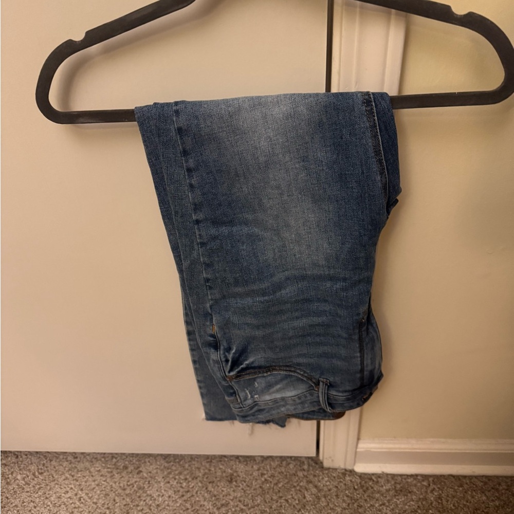 Judy Blue Skinny Jeans Blue Distressed Denim